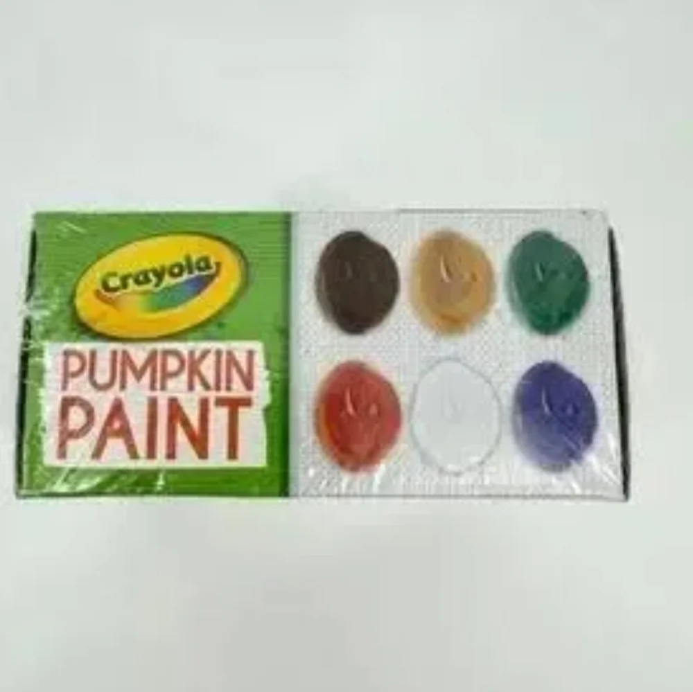 2 Pumpkin Carving Kits, 1 Push In Kit,  and A 6pc Crayola Pumpkin Paint Set